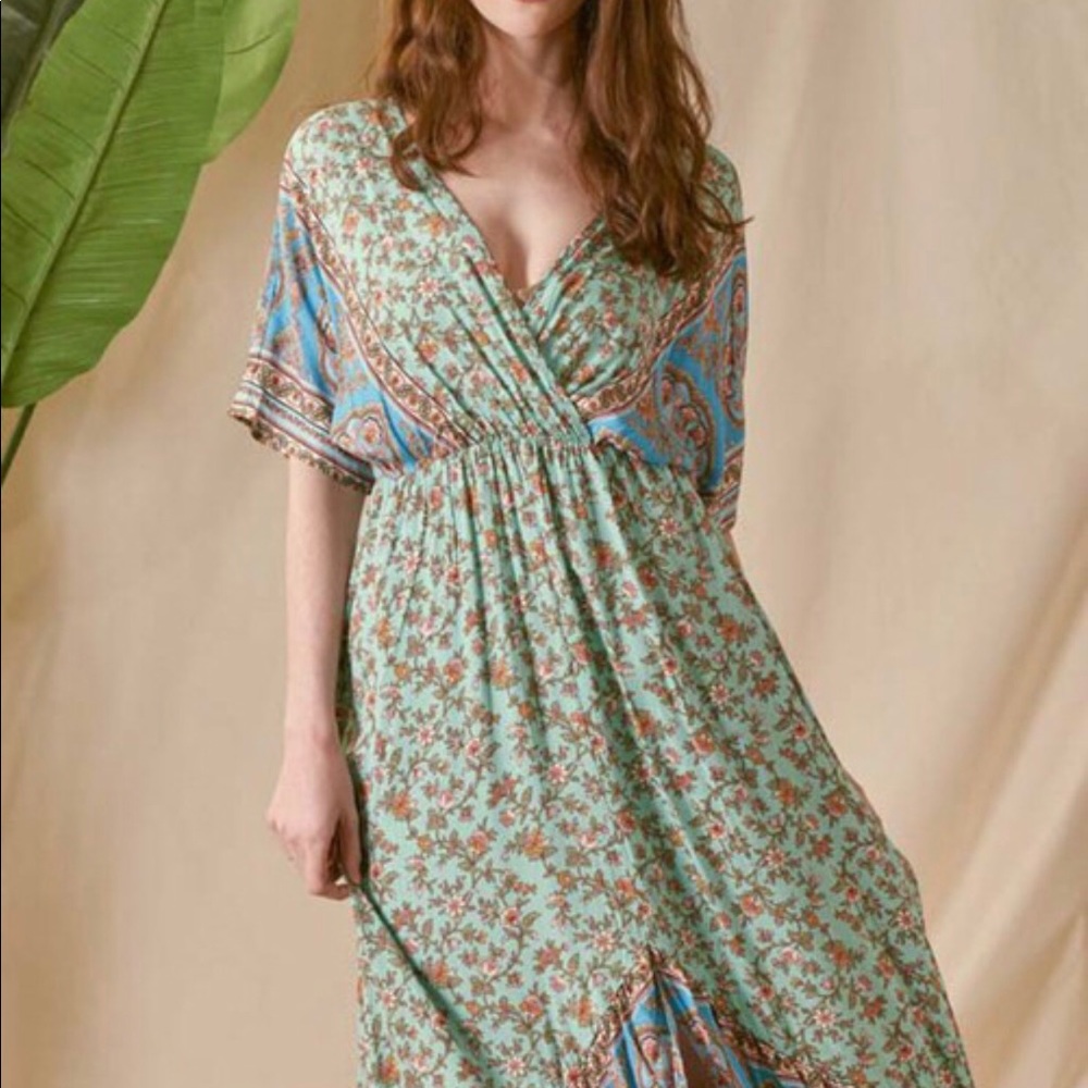 Coastal cowboy high low dress